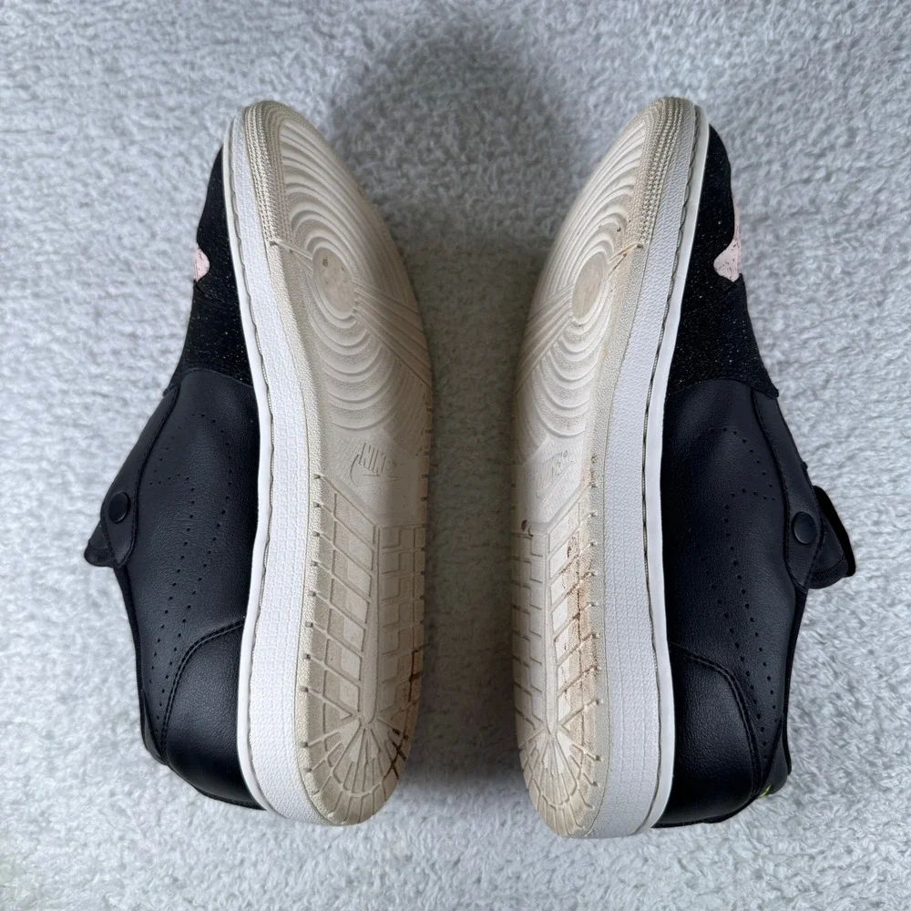 Nike Air Jordan 1 Low Slip Sneaker‎ Shoes Women's Silt Red Black US 10.5